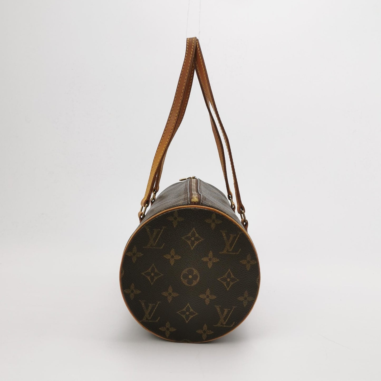 Preloved GLM-Papillon Large Monogram Canvas Cylinder Bag 250429781170528