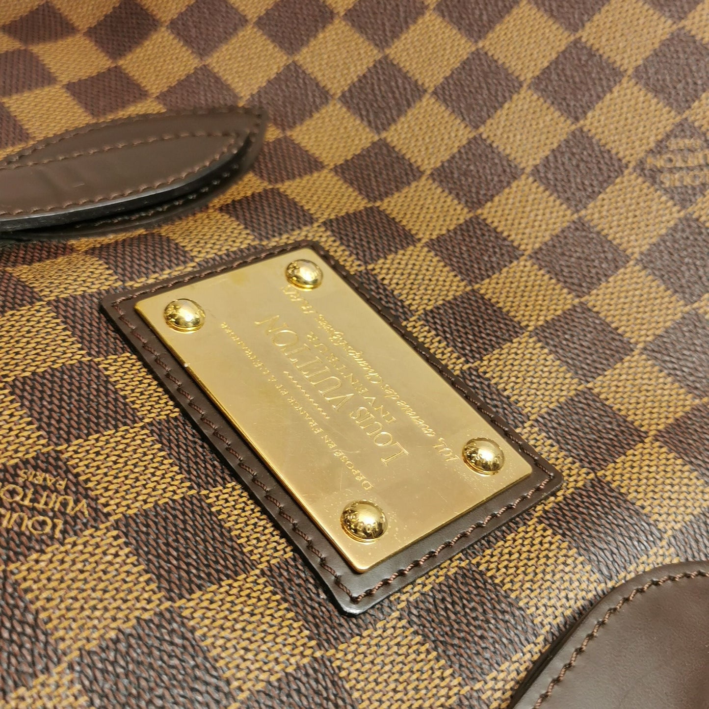 Preloved GLM-Hampstead Medium Checkerboard Logo Shoulder Bag 250428781169882