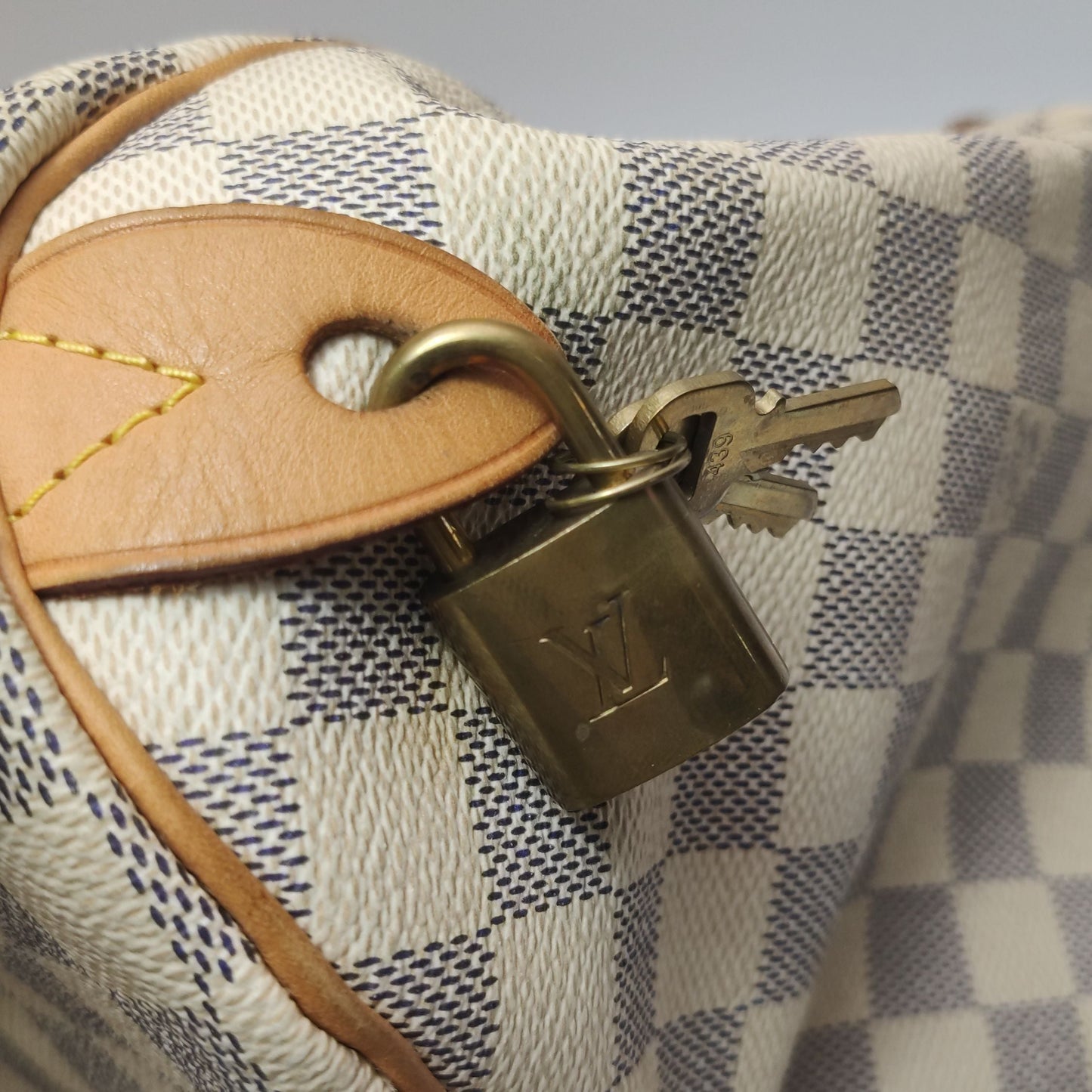 Preloved GLM-Speedy 35 Damier Canvas Boston Bag 047852900652