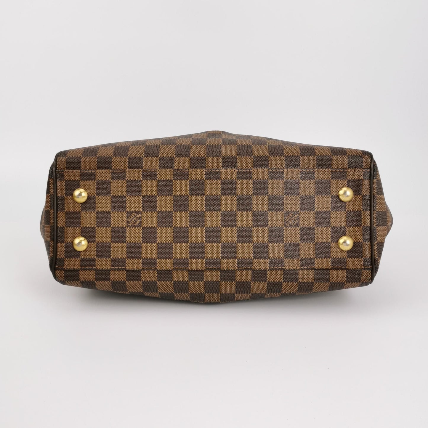 Preloved GLM-Trevi Leather Checkered Pleated Shoulder Bag 250425781165387