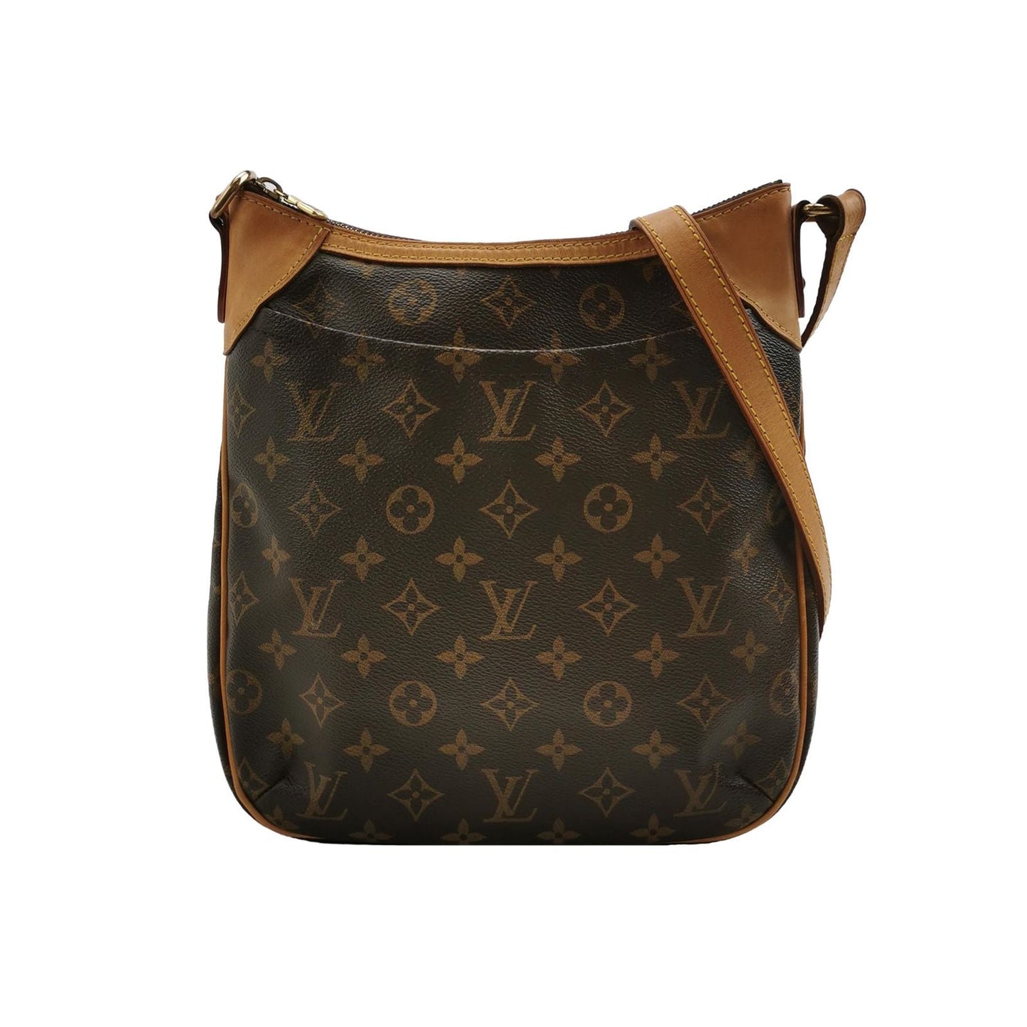 Preloved GLM-Odeon Small Leather Monogram Crossbody Bag 250415781149717