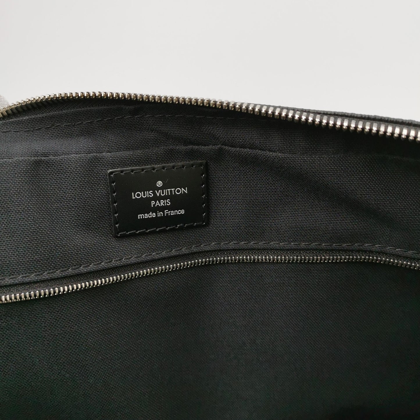 Preloved GLM-Porte-Documents Voyage Checkered Leather Handbag 250423781162346