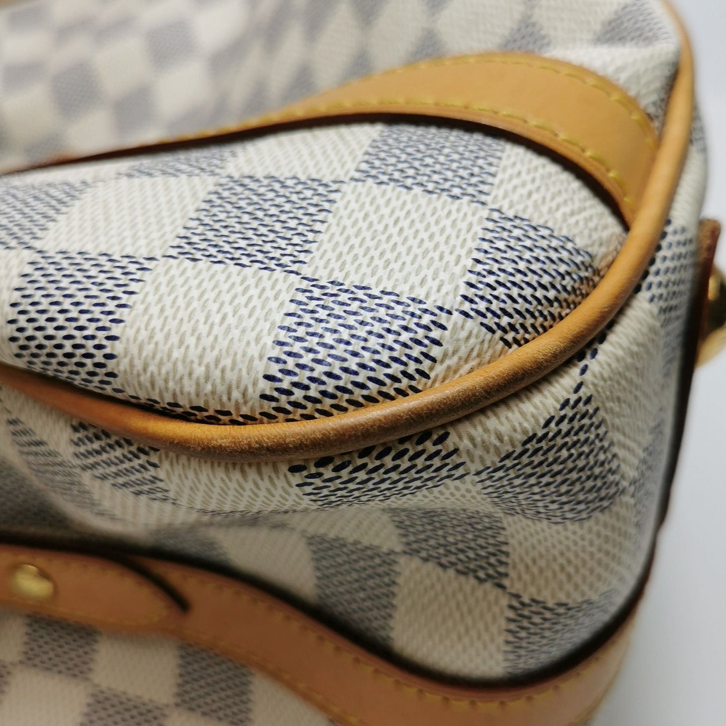 Preloved GLM-Stresa Checkered Buckle Shoulder Bag 250422781160501