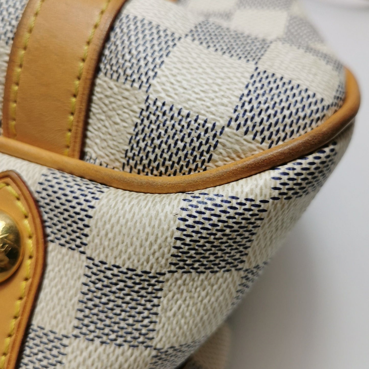 Preloved GLM-Stresa Checkered Buckle Shoulder Bag 250422781160501