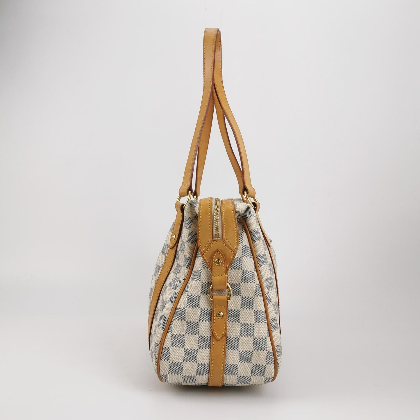 Preloved GLM-Stresa Checkered Buckle Shoulder Bag 250422781160501