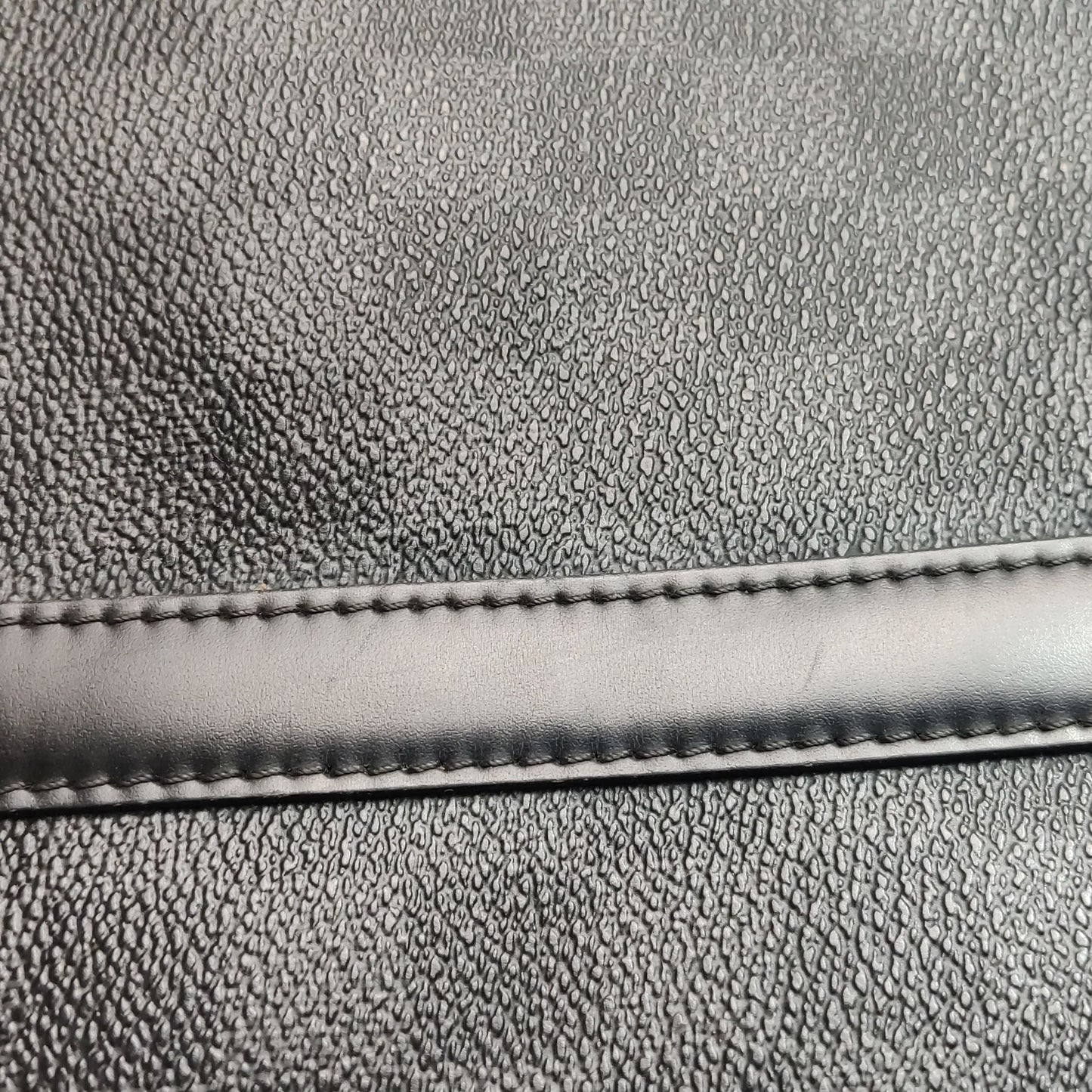 Preloved GLM-Porte-Documents Voyage Leather Checkerboard Handbag 250422781160298