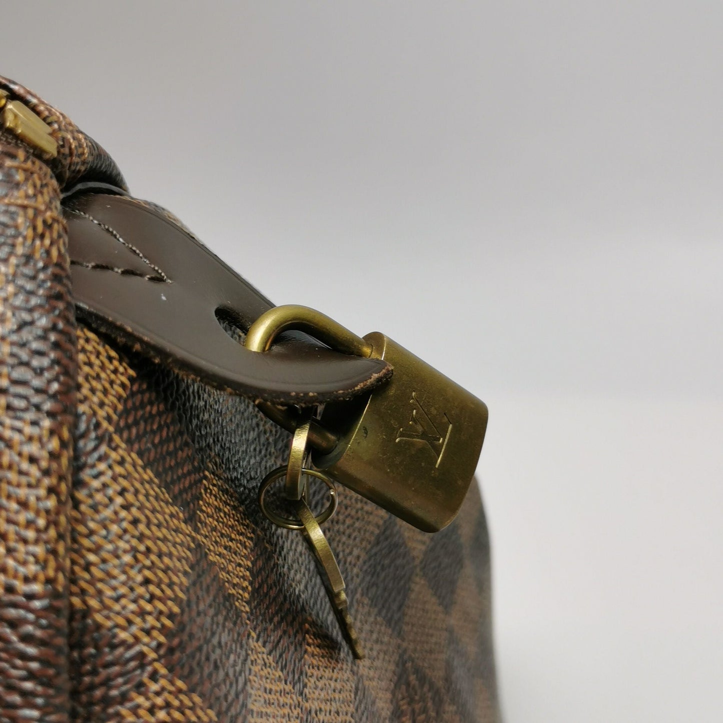 Preloved GLM-Speedy 30 Damier Ebene Boston Bag 250423781161461