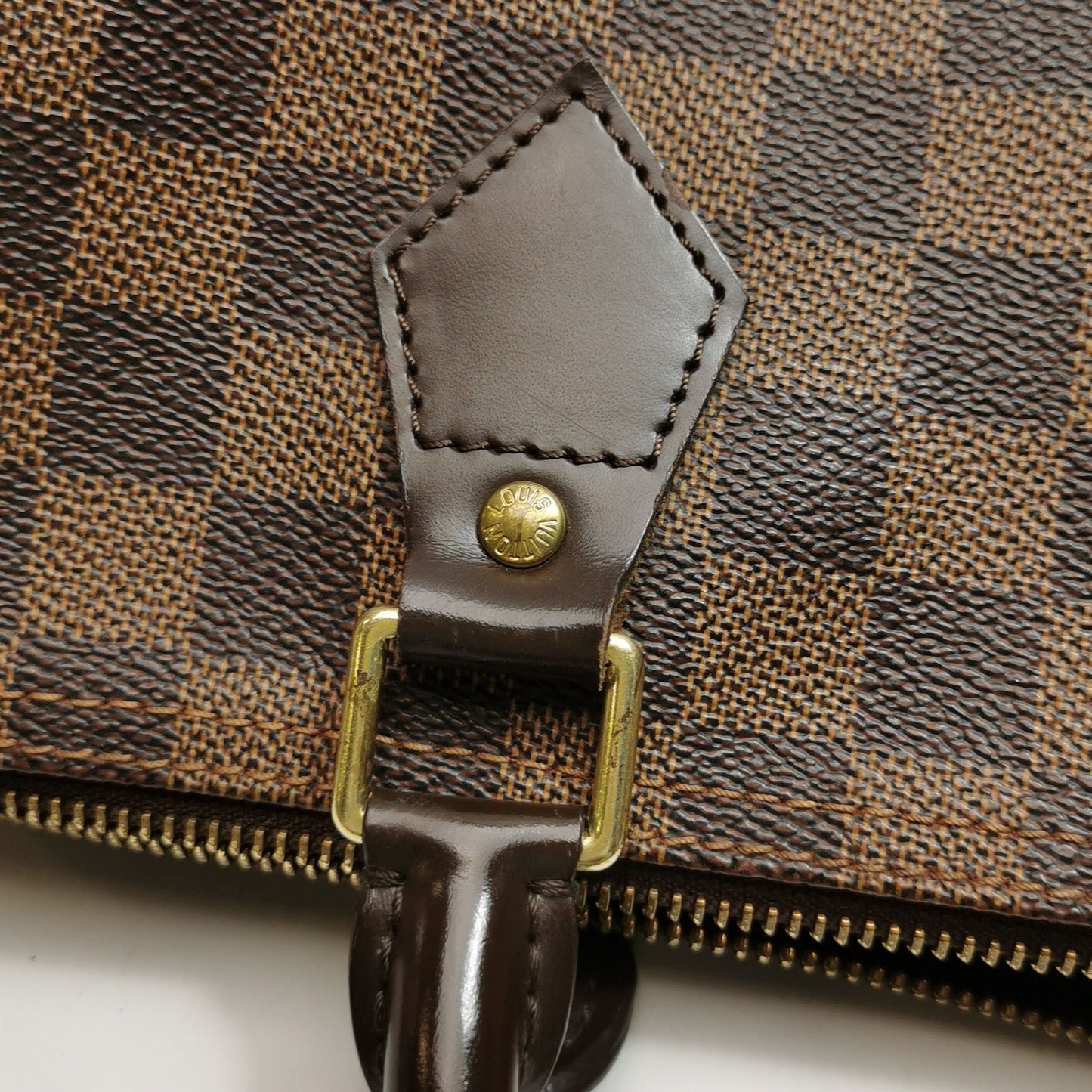 Preloved GLM-Speedy 30 Damier Ebene Boston Bag 250423781161461
