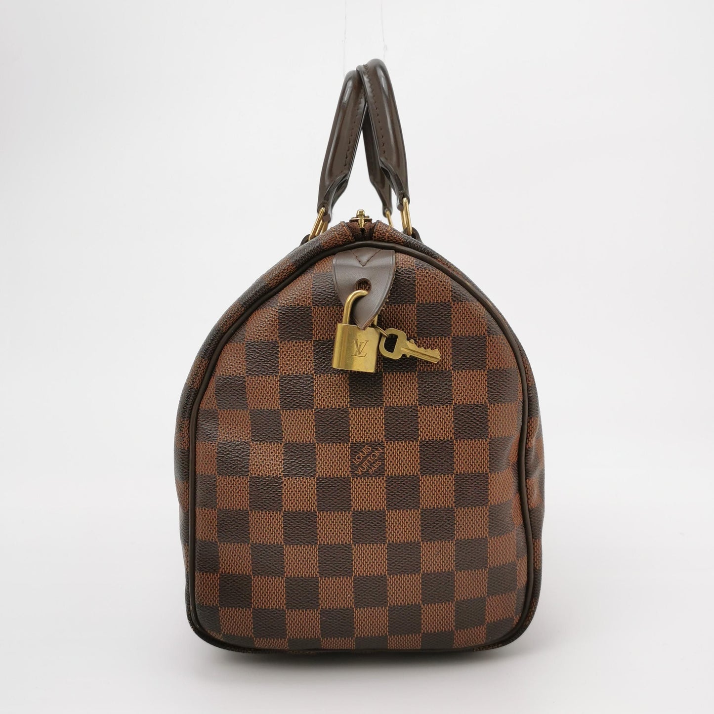Preloved GLM-Speedy 30 Damier Ebene Boston Bag 250421781158796