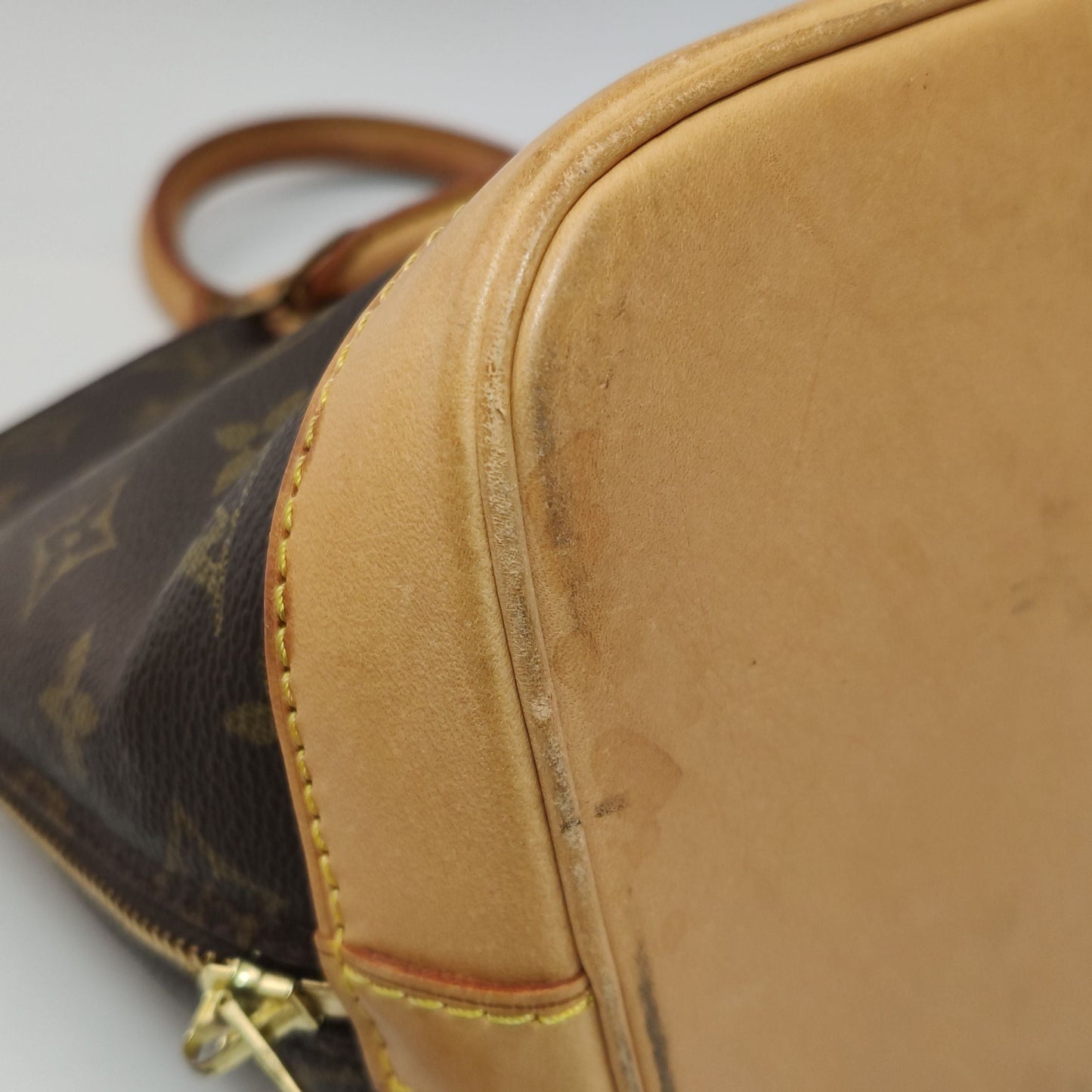 Preloved GLM-Alma Small Monogram Canvas Shell Handbag 250422781160494
