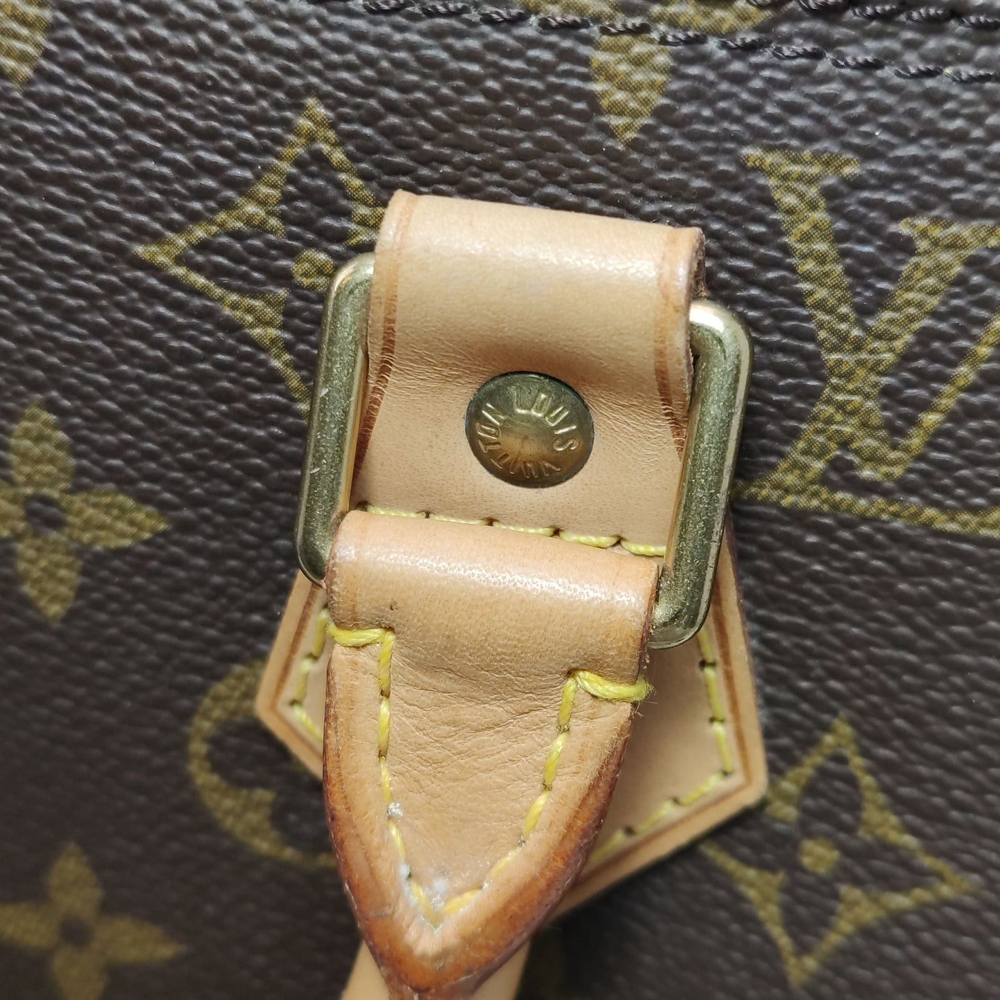 Preloved GLM-Alma Small Monogram Canvas Shell Handbag 250422781160494