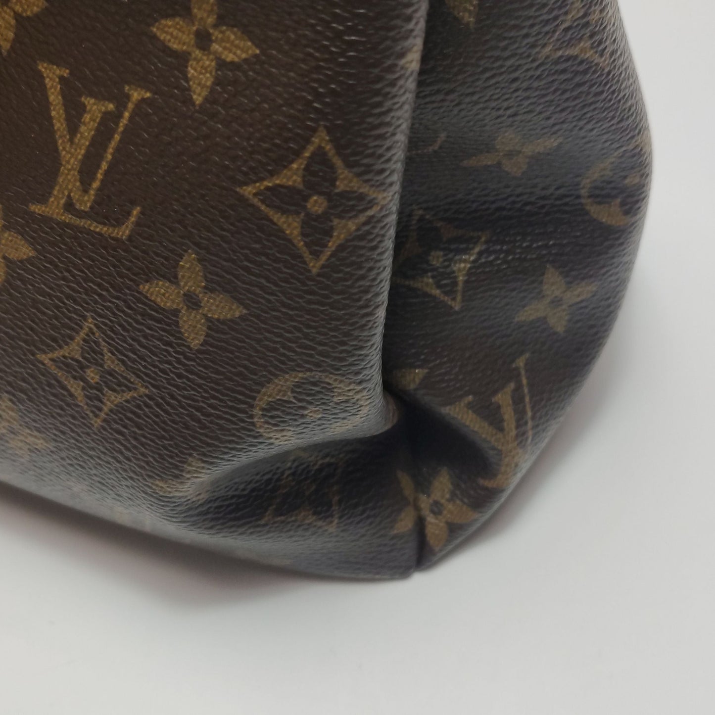 Preloved GLM-PALLAS Legend Bag Large Monogram Print V-Shaped Color Block Shoulder Bag 250421781159317