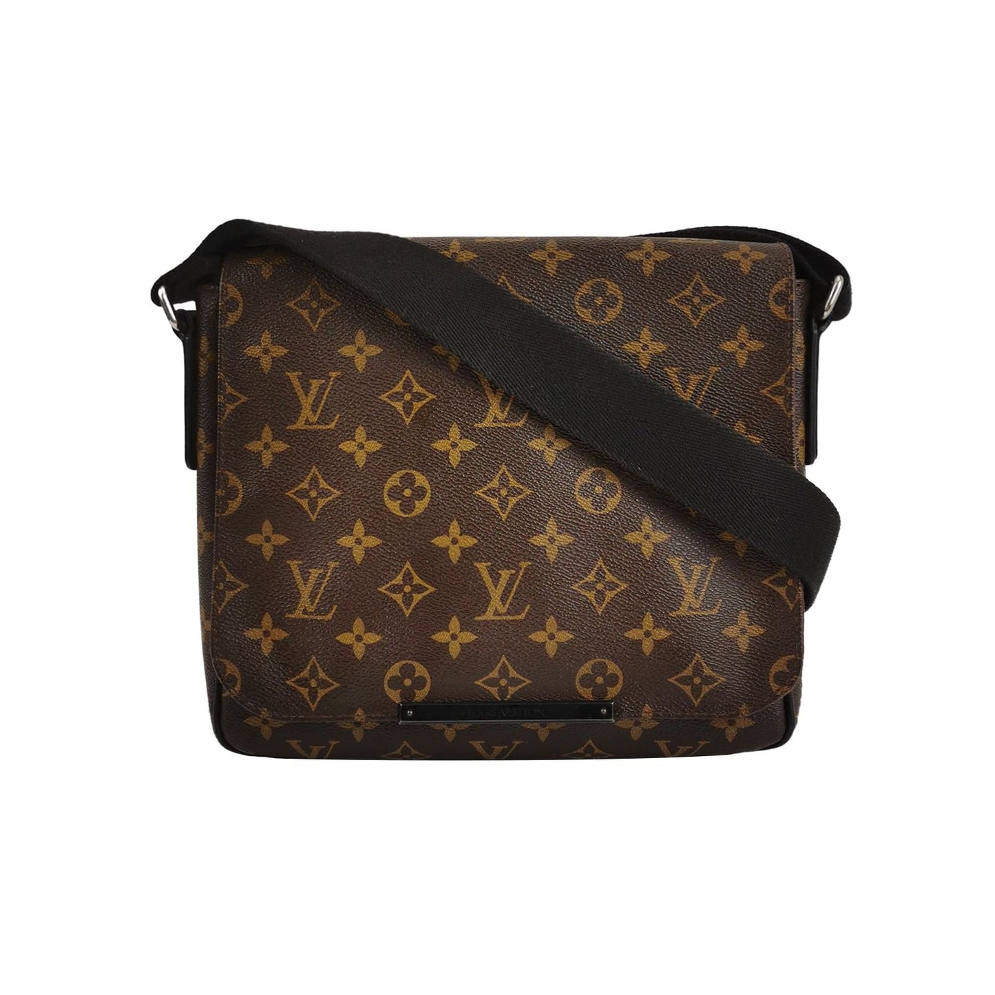 Preloved GLM-Small Monogram Canvas Flap Crossbody Shoulder Bag 250421781158737
