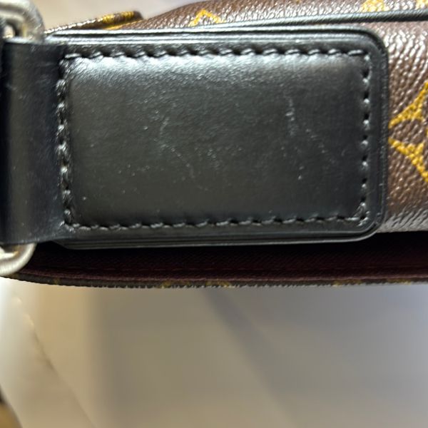 Preloved GLM-Small Monogram Canvas Flap Crossbody Shoulder Bag 250421781158737