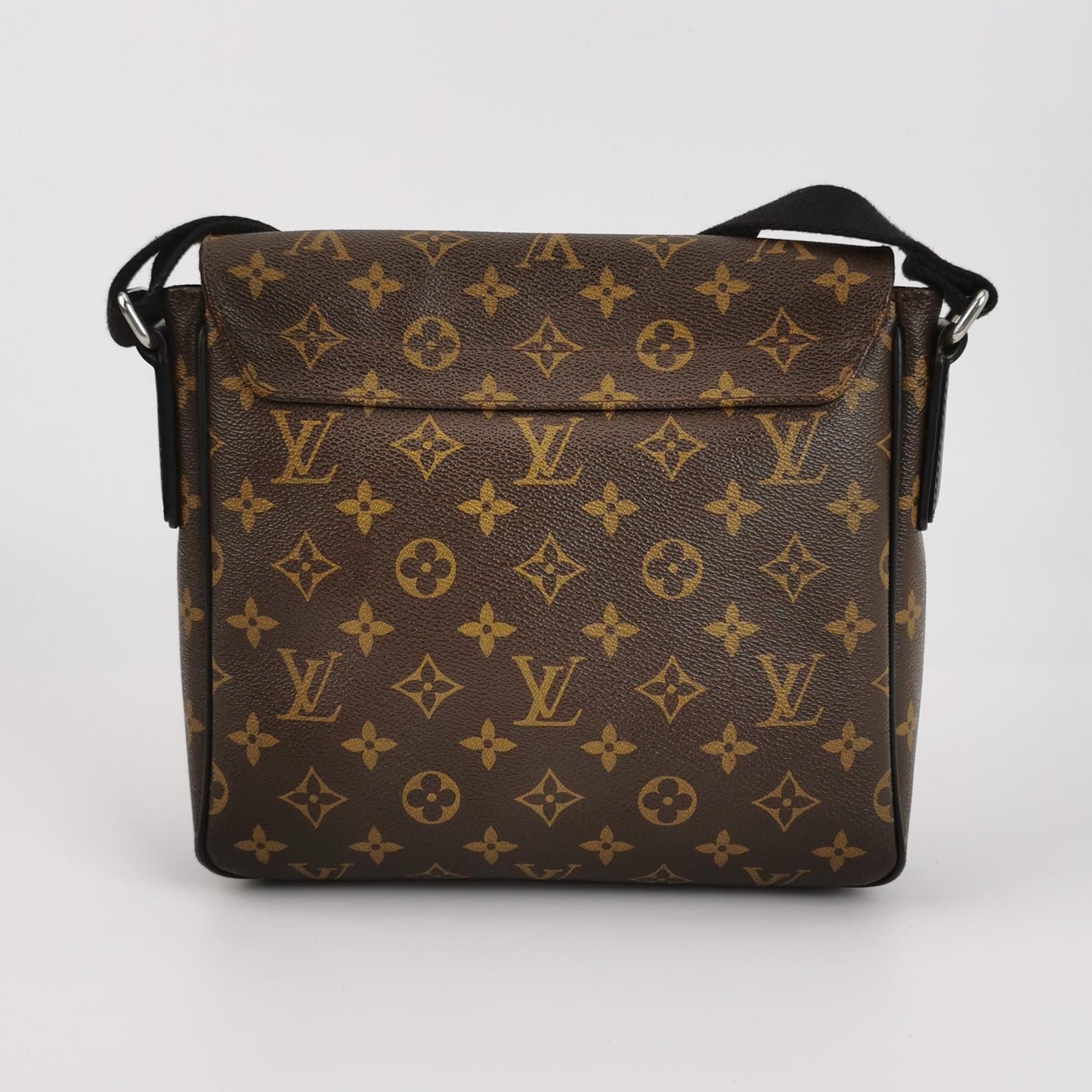 Preloved GLM-Small Monogram Canvas Flap Crossbody Shoulder Bag 250421781158737