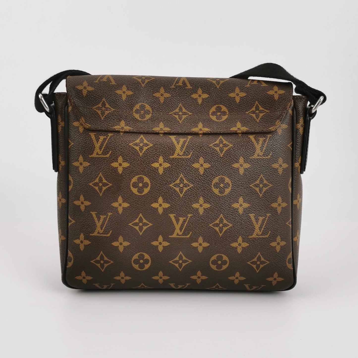 Preloved GLM-Small Monogram Canvas Flap Crossbody Shoulder Bag 250421781158737