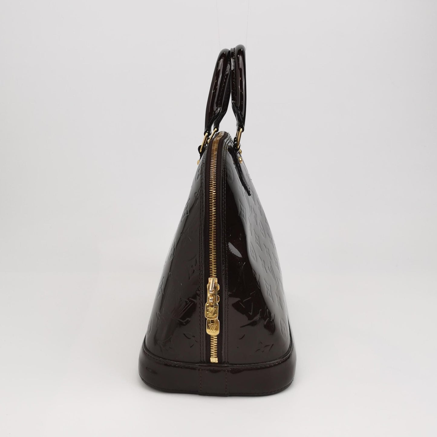 Preloved GLM-Alma Small Patent Monogram Shell Handbag 250421781159089