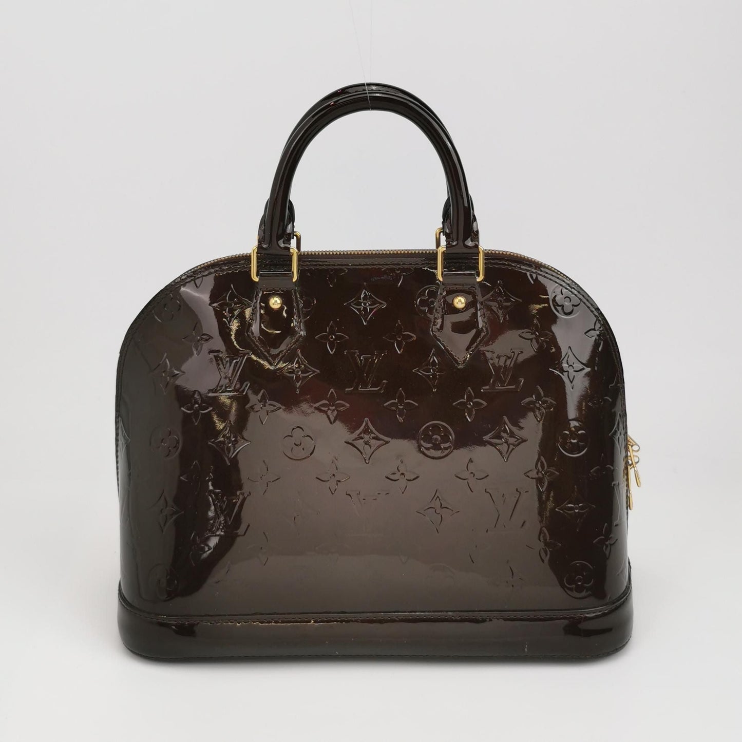 Preloved GLM-Alma Small Patent Monogram Shell Handbag 250421781159089