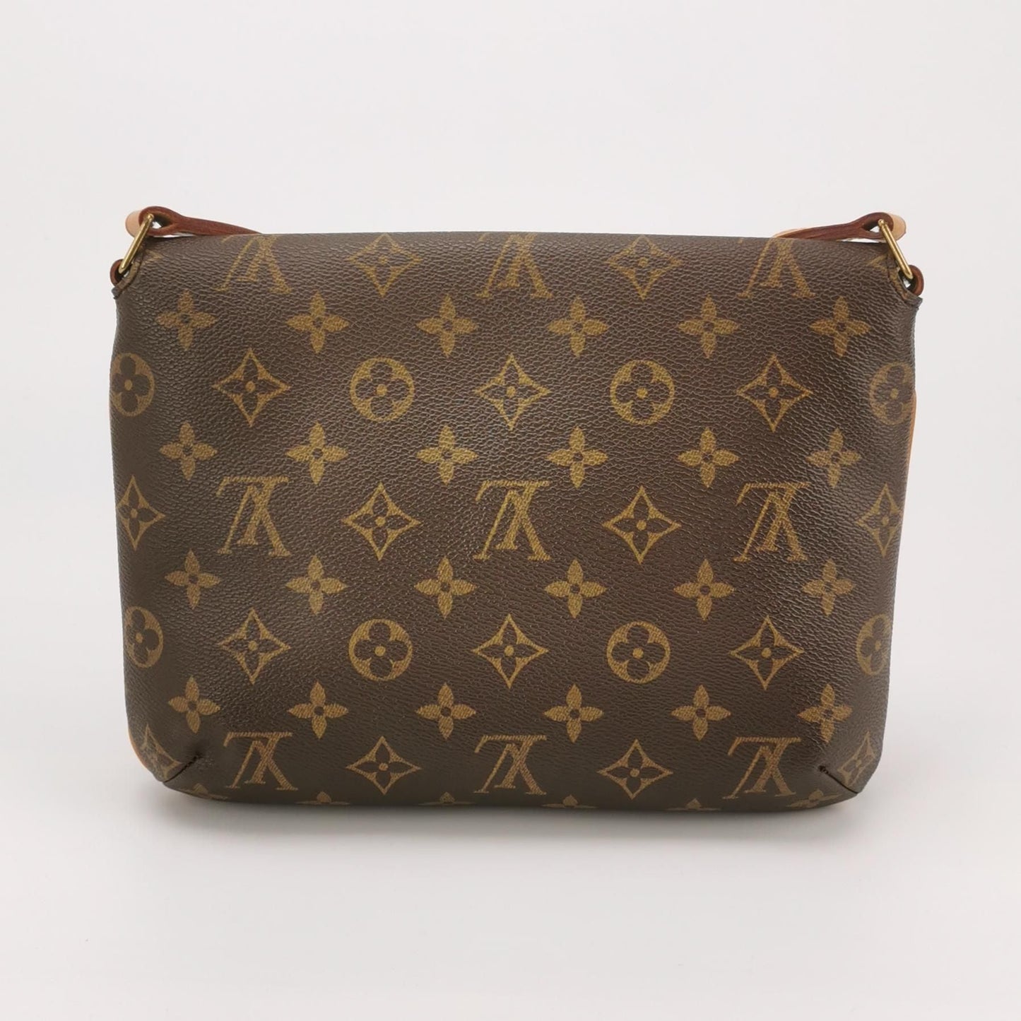 Preloved GLM-Musette Wangfei Bag Monogram Print Flap Shoulder Bag 250419781155376