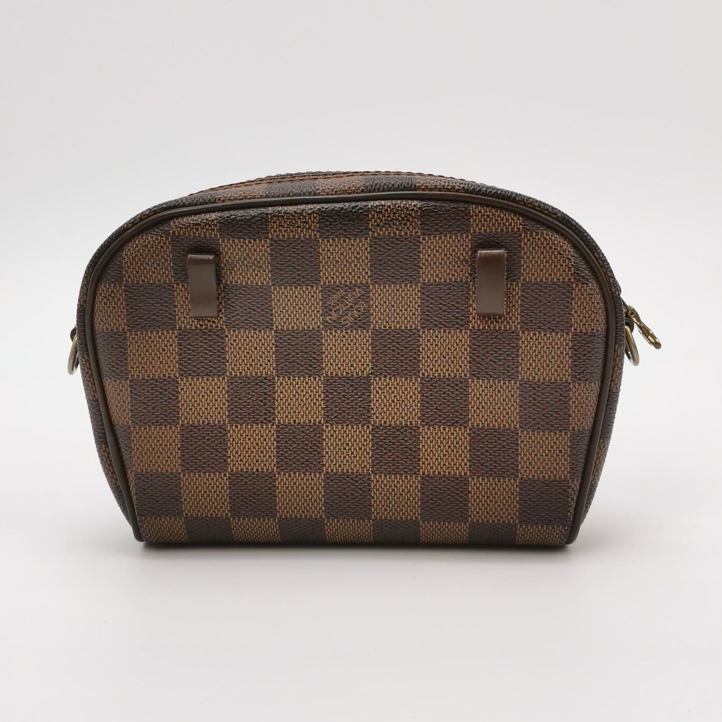 Preloved GLM-Ipanema Leather Checkerboard Crossbody Bag 047852000788
