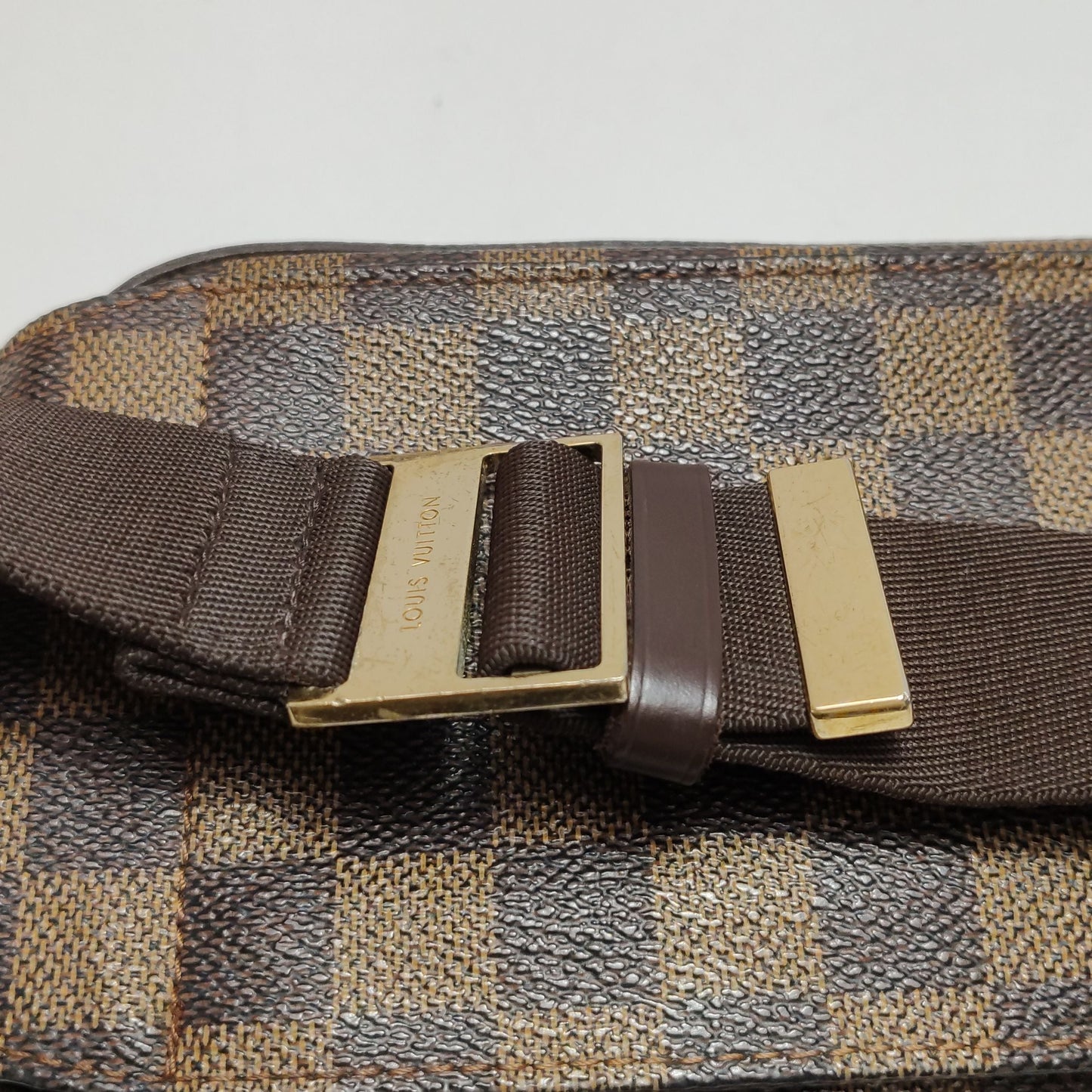 Preloved GLM-Geronimos Check Adjustable Strap Waist Bag Chest Bag 250418781153940