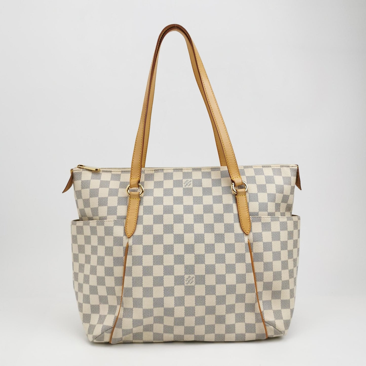 Preloved GLM-Totally Damier Canvas Shoulder Bag 250417781153252