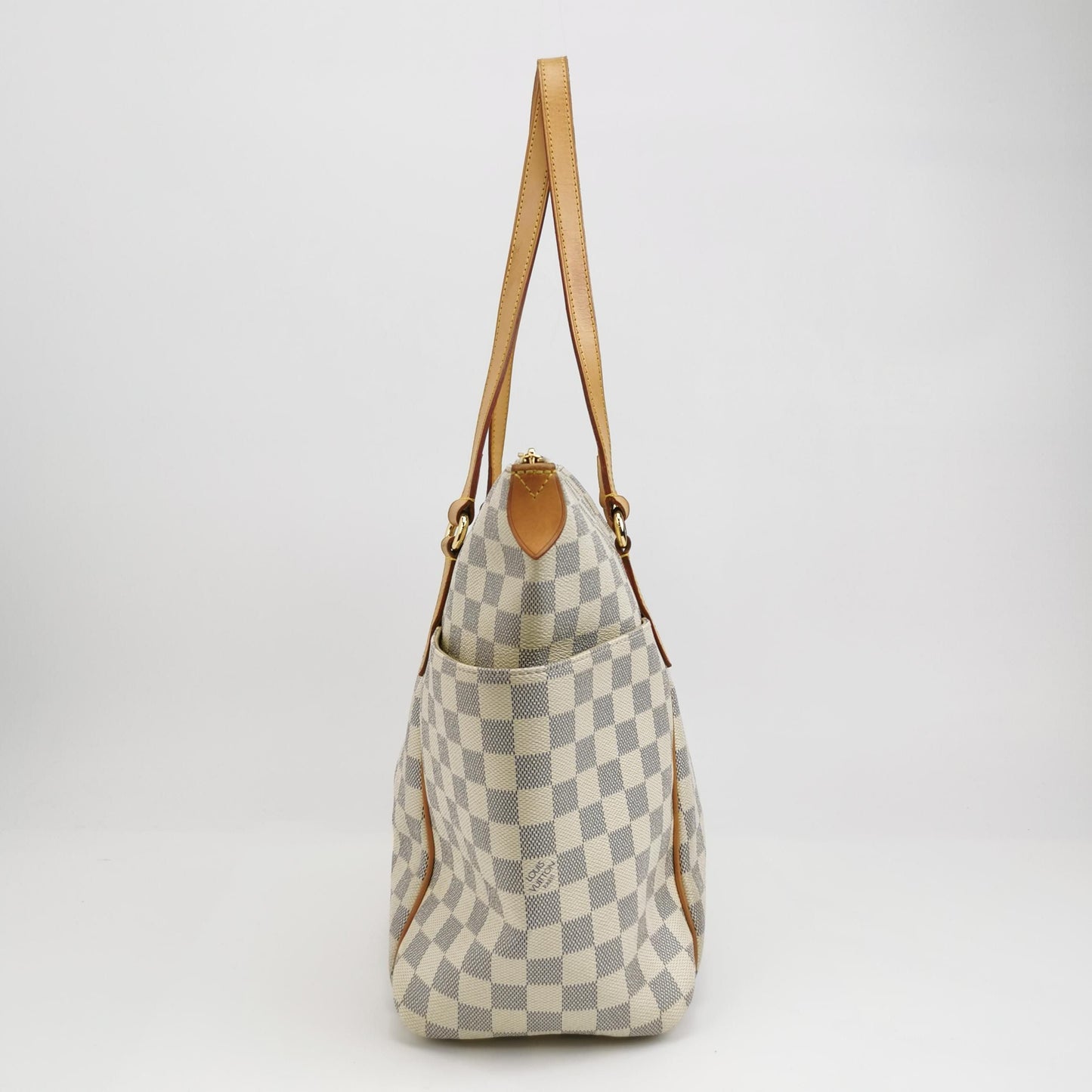 Preloved GLM-Totally Damier Canvas Shoulder Bag 250417781153252