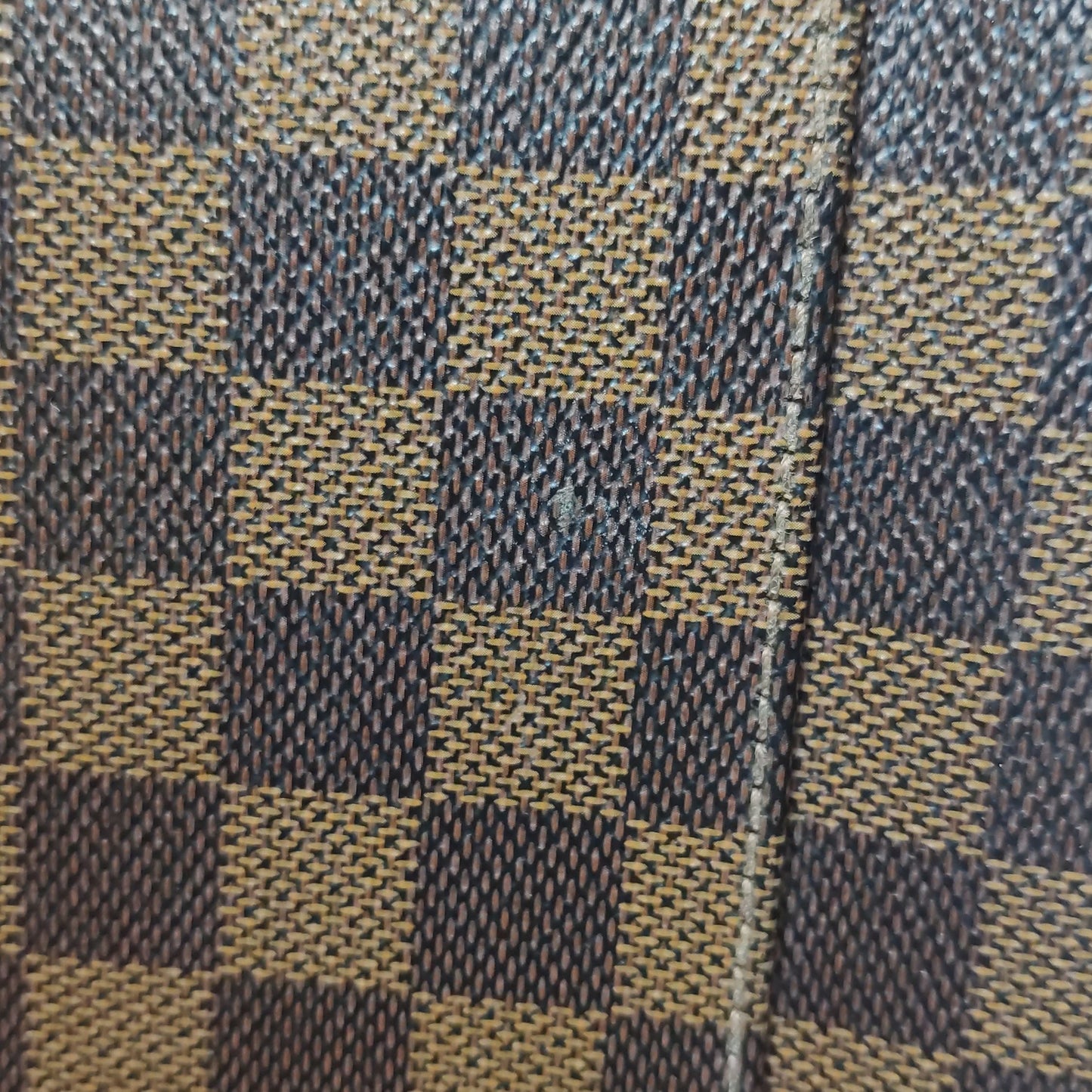 Preloved GLM-Trevi Checkered Leather Shoulder Bag 250417781152708