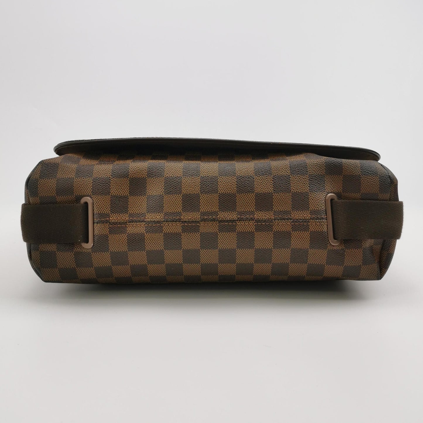 Preloved GLM-Brooklyn Leather Checkerboard Logo Messenger Bag 250415781149736