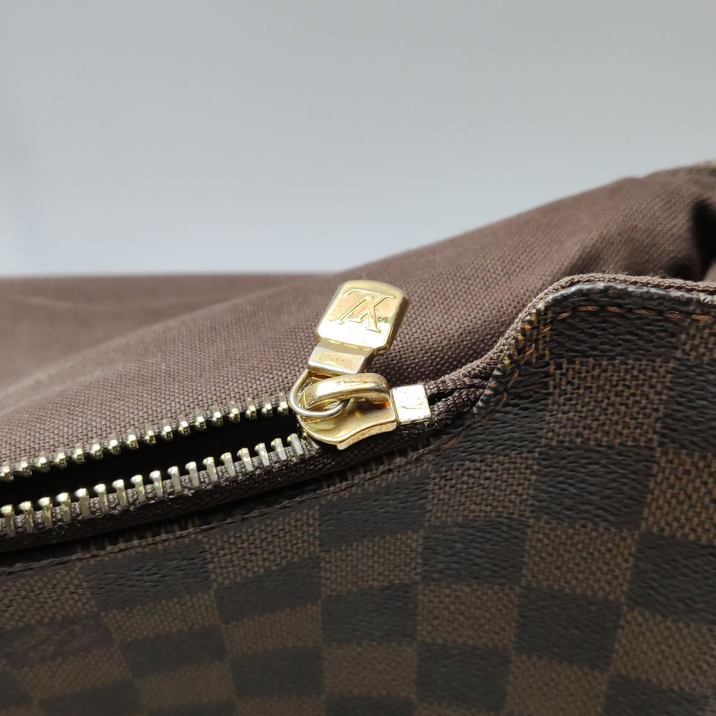Preloved GLM-Brooklyn Leather Checkerboard Logo Messenger Bag 250415781149736