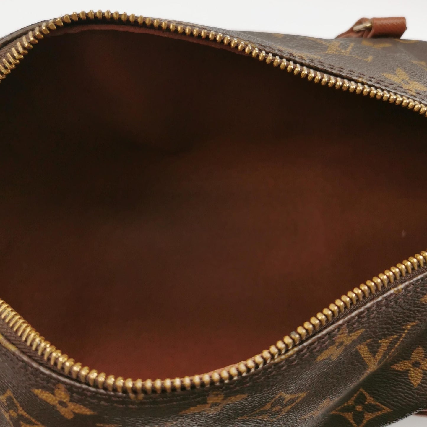Preloved GLM-Papillon Large Monogram Print  Cylinder Handbag 250413781146973
