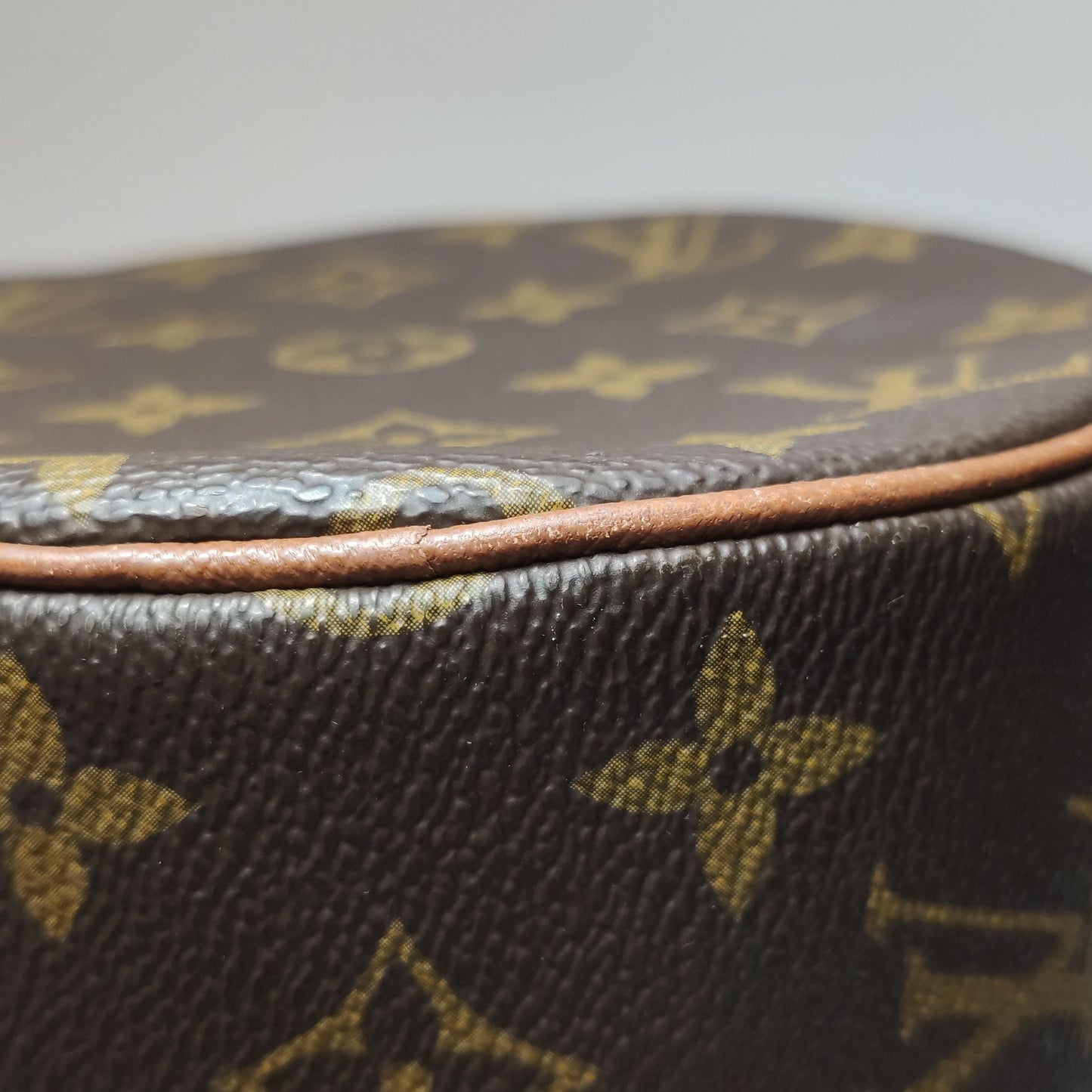 Preloved GLM-Papillon Large Monogram Print  Cylinder Handbag 250413781146973