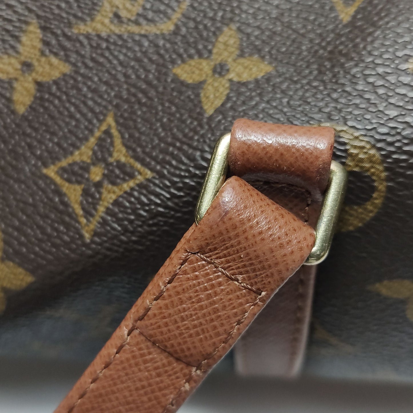 Preloved GLM-Papillon Large Monogram Print  Cylinder Handbag 250413781146973