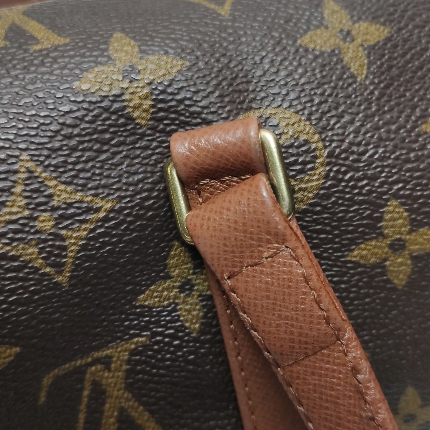 Preloved GLM-Papillon Large Monogram Print  Cylinder Handbag 250413781146973