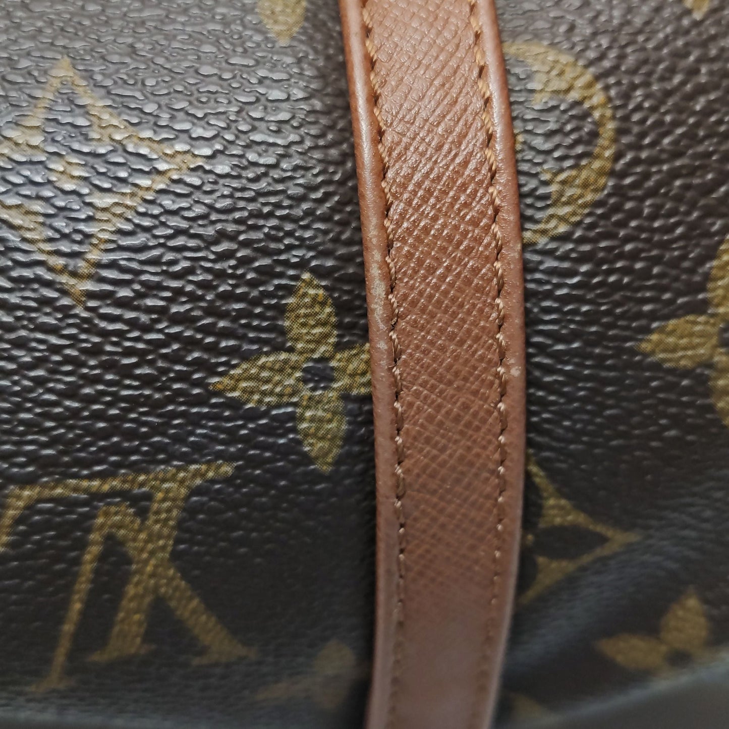 Preloved GLM-Papillon Large Monogram Print  Cylinder Handbag 250413781146973