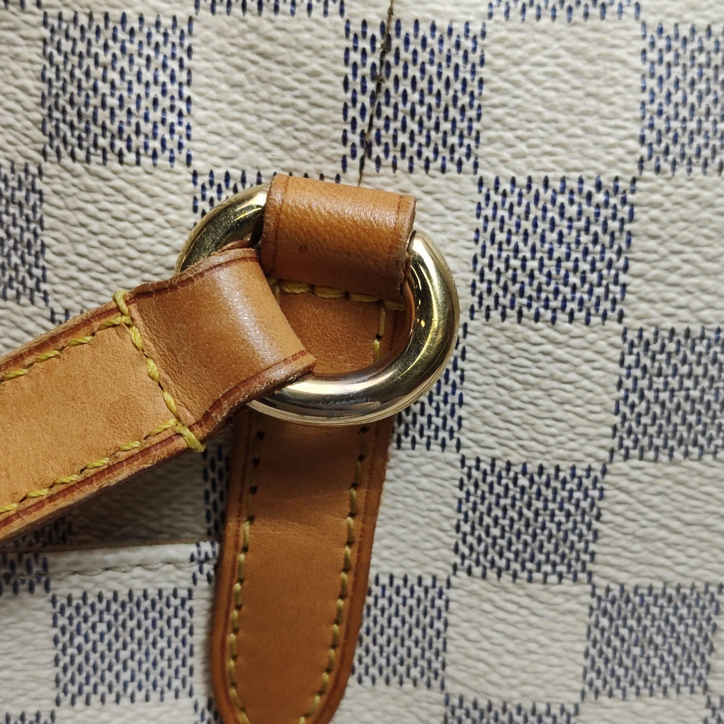 Preloved GLM-Totally Small Checkerboard Shoulder Bag 250412781145630