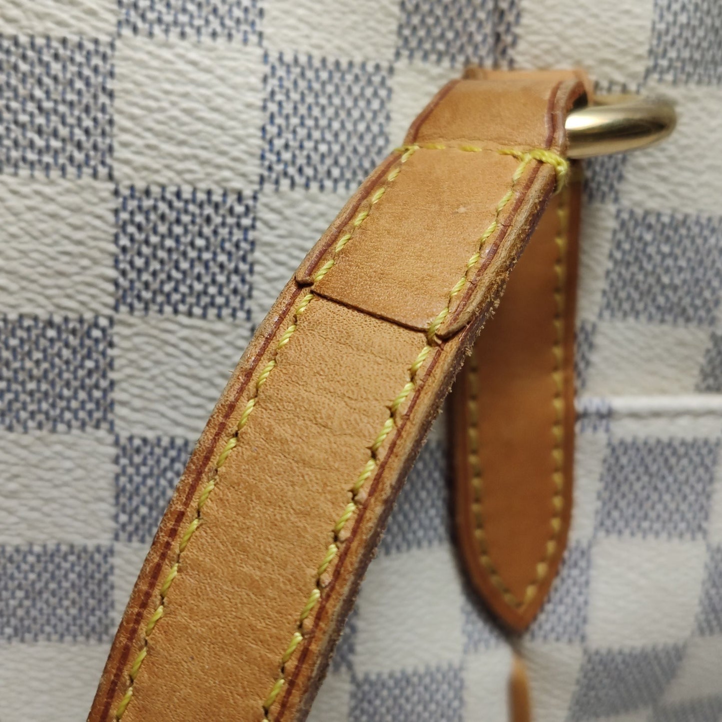 Preloved GLM-Totally Small Checkerboard Shoulder Bag 250412781145630