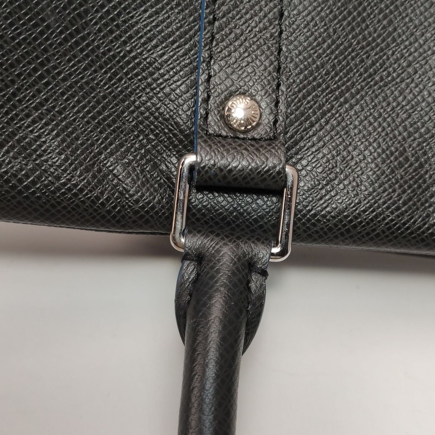 Preloved GLM-Leather Zip Top Handle Bag 250411781144292