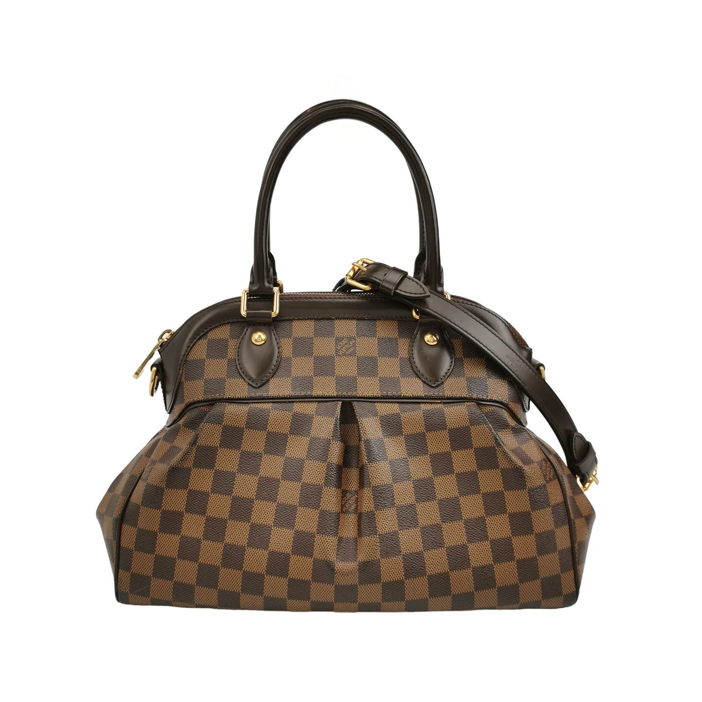 Preloved GLM-Trevi Damier Canvas Shoulder Bag 250410781142347