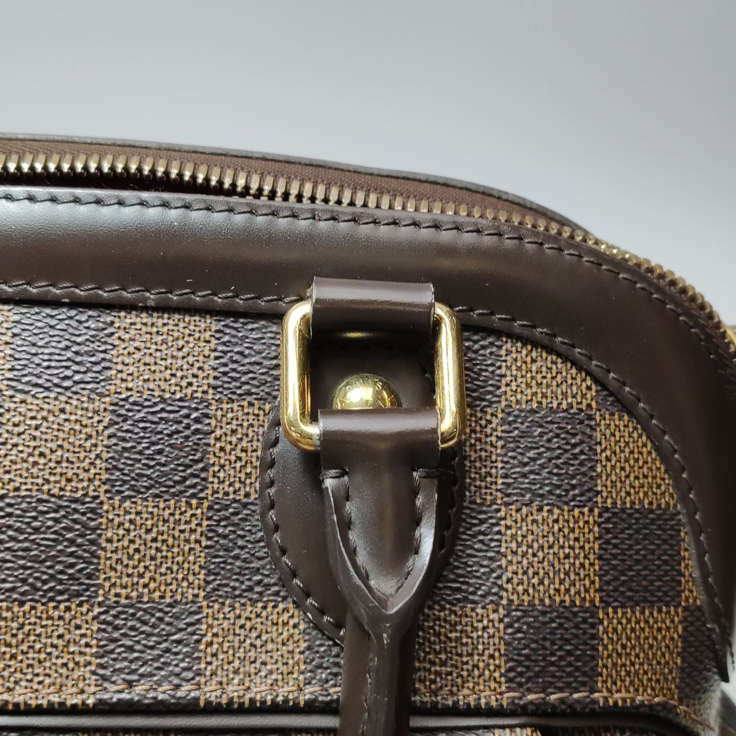 Preloved GLM-Trevi Damier Canvas Shoulder Bag 250410781142347