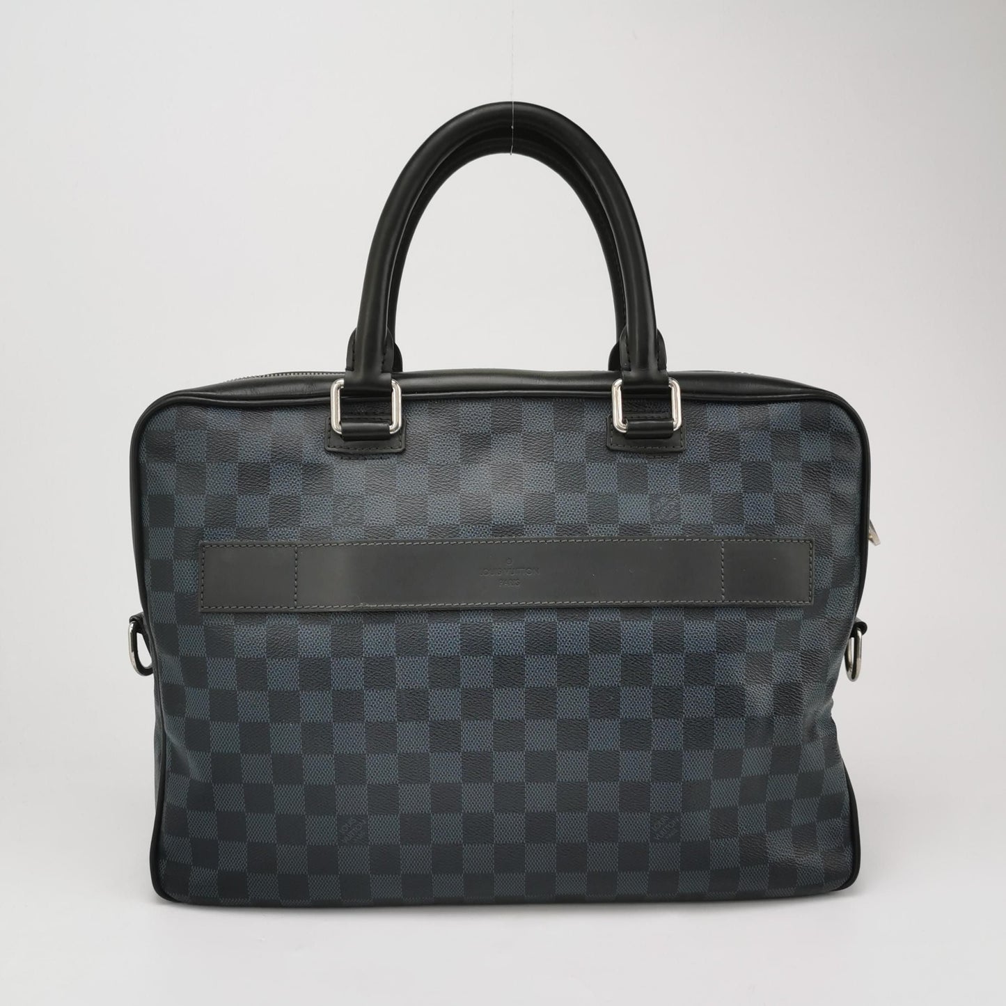 Preloved GLM-Porte-Documents Leather Checkerboard Handbag 250411781143797