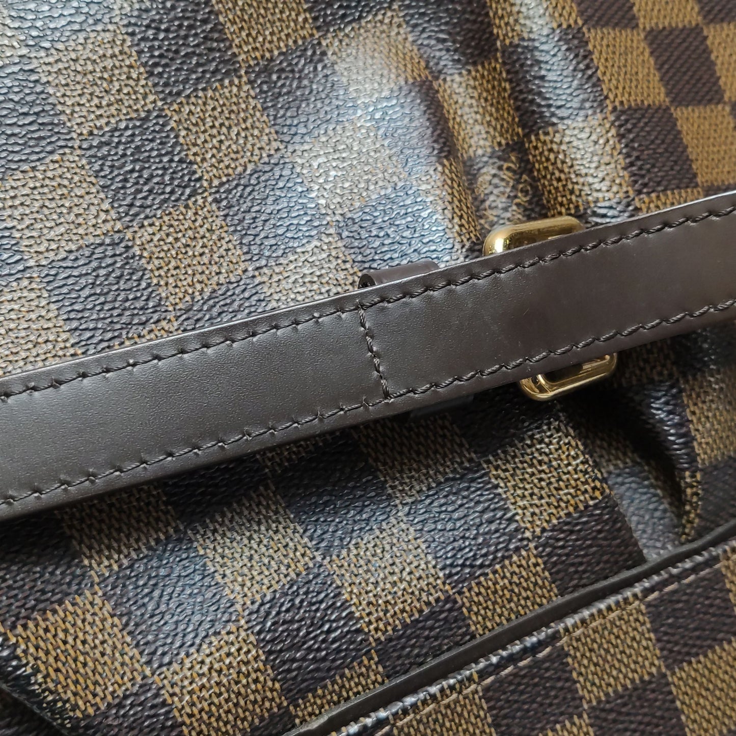 Preloved GLM-Trevi Damier Canvas Shoulder Bag 250410781142347