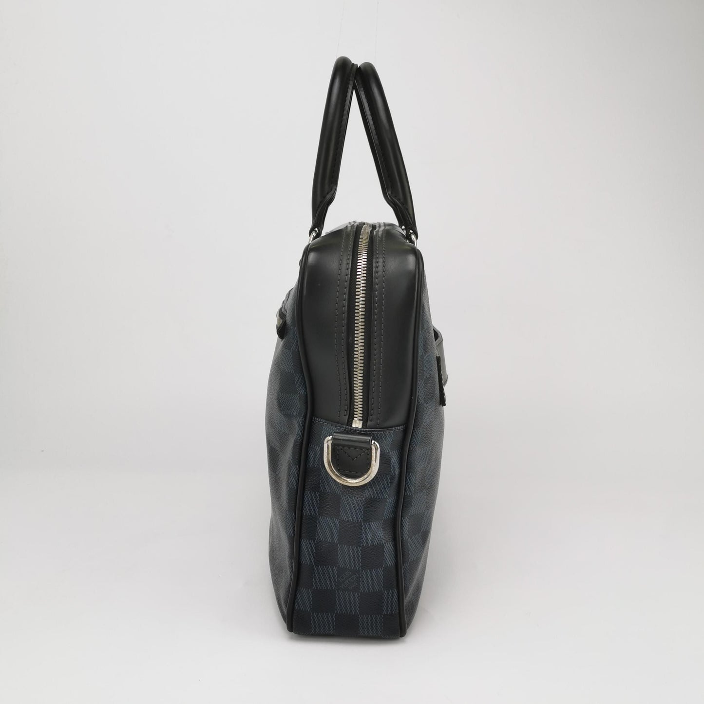 Preloved GLM-Porte-Documents Leather Checkerboard Handbag 250411781143797