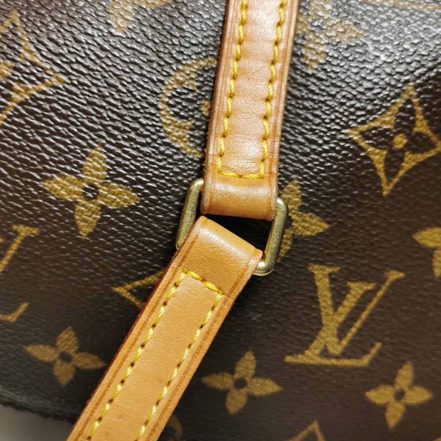 Preloved GLM-Papillon Medium Monogram Canvas Round Barrel Handbag 250410781141961