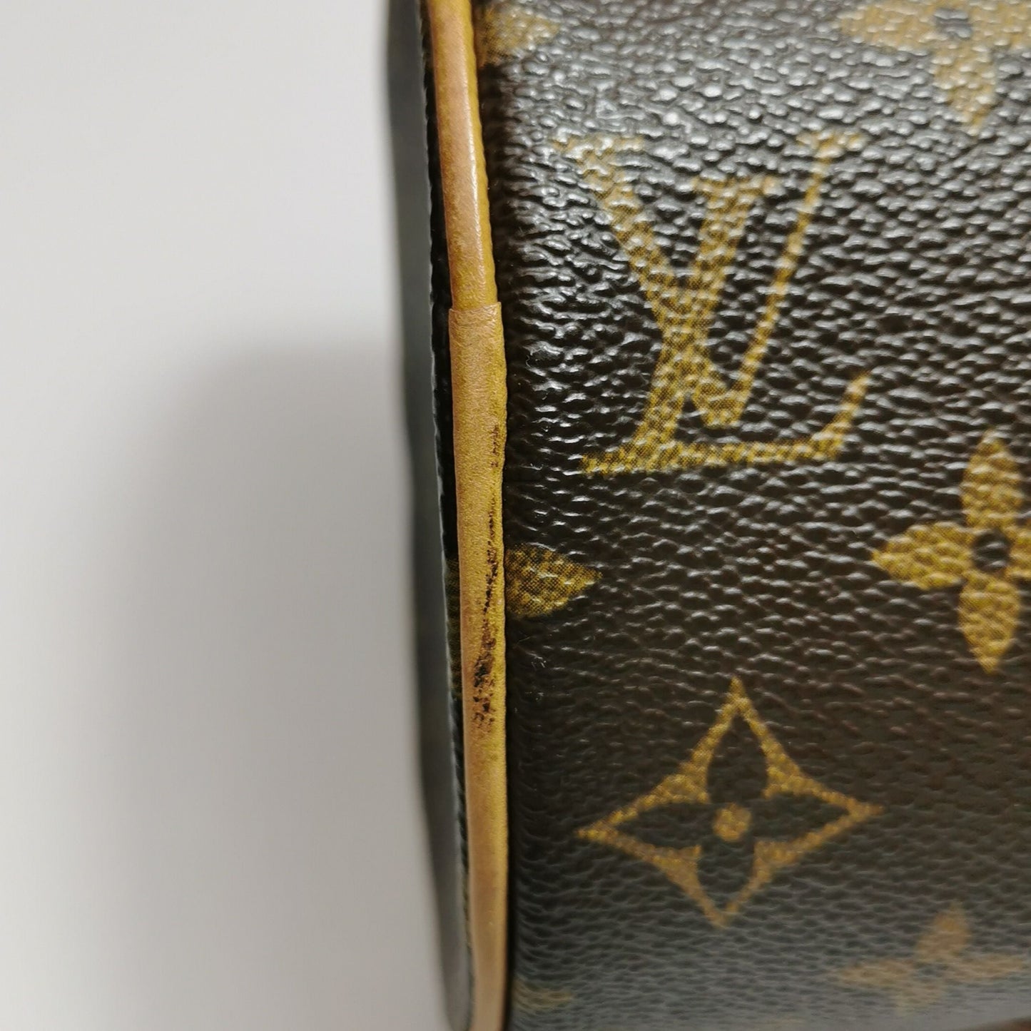 Preloved GLM-Papillon Medium Monogram Canvas Round Barrel Handbag 250410781141961