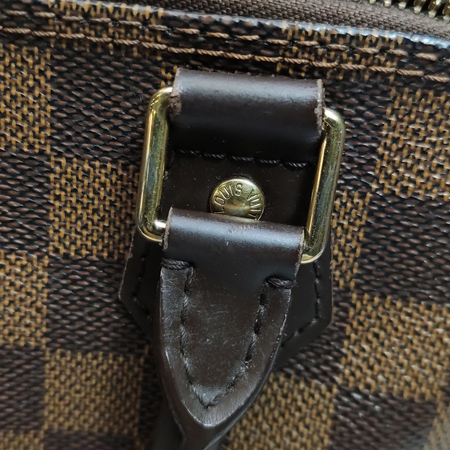 Preloved GLM-Alma Small Checkered Shell Bag 250410781143055
