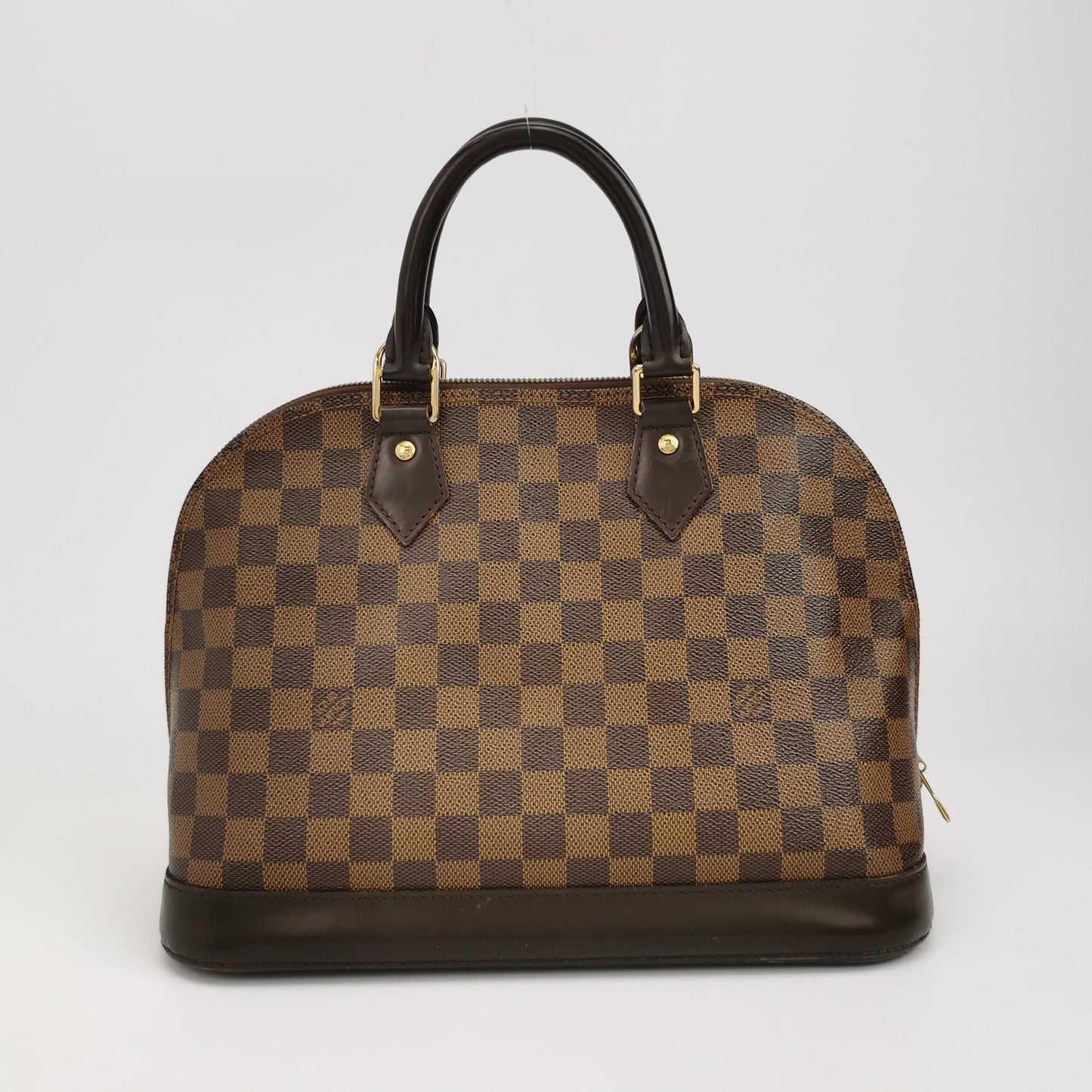 Preloved GLM-Alma Small Checkered Shell Bag 250410781143055