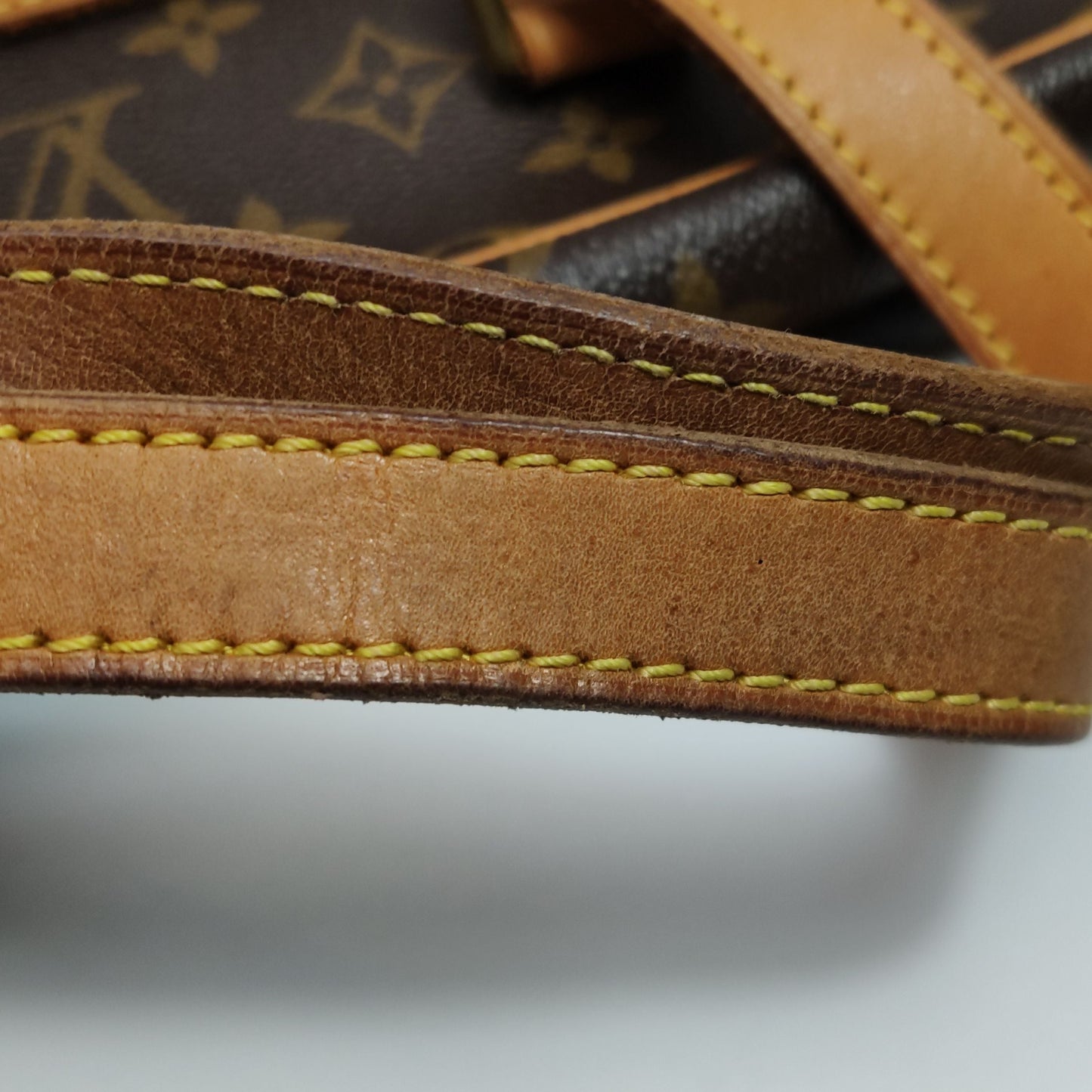 Preloved GLM-Monogram Vegetable Tanned Leather Handbag 250409781141178