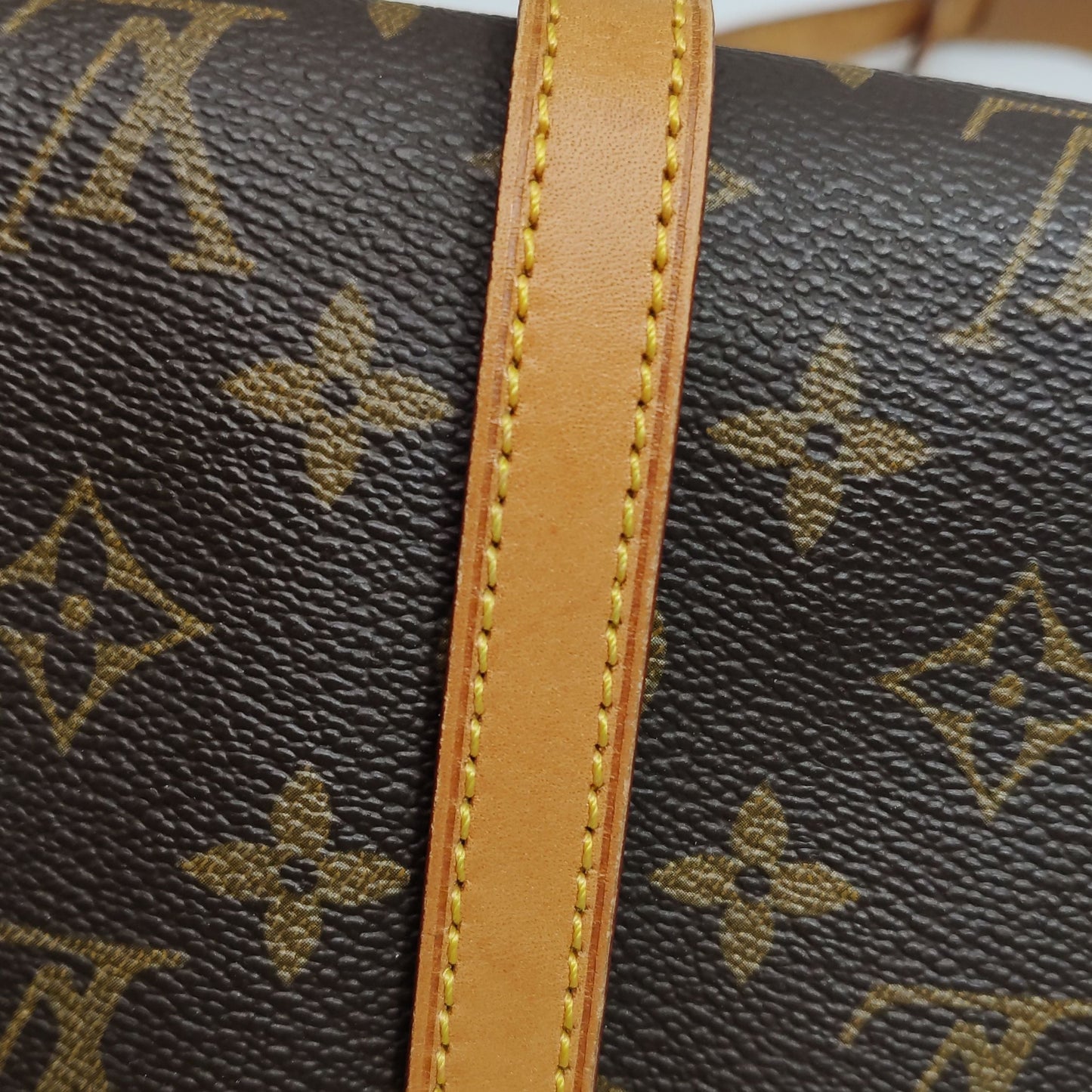 Preloved GLM-Chantilly Shield Bag Monogram Print Buckle Shoulder Bag 250408781139474