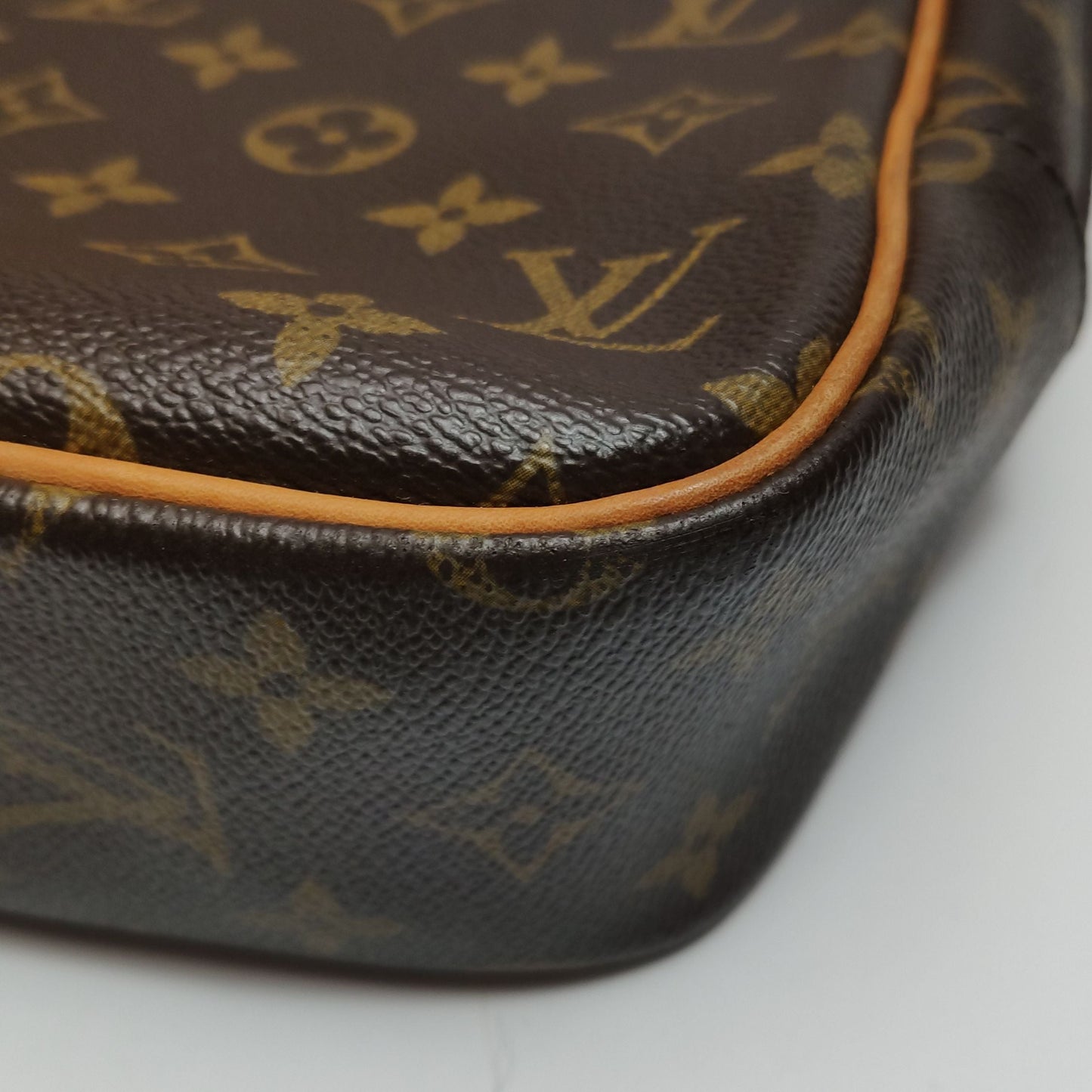Preloved GLM-Monogram Vegetable Tanned Leather Handbag 250409781141178